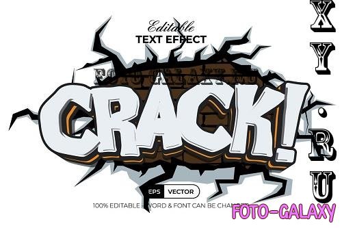 Crack Text Effect Comic Style - 42294378