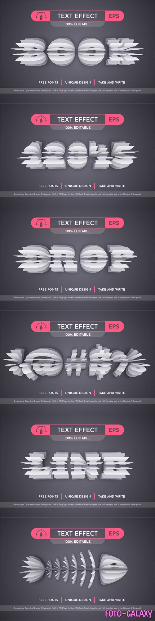 Book - Editable Text Effect, Font Style