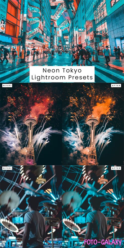 Neon Tokyo Lightroom Presets