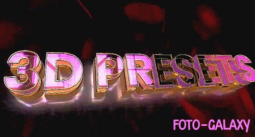 3D Animation Presets 1778256 - After Effects Presets
