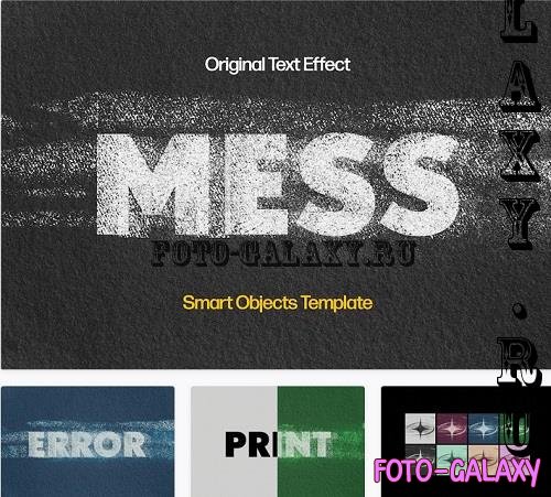 Distortion Mess Text Effect - 43920696