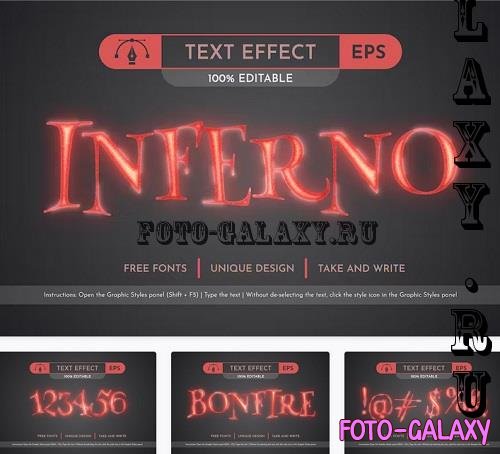 Inferno - Editable Text Effect - 50812399