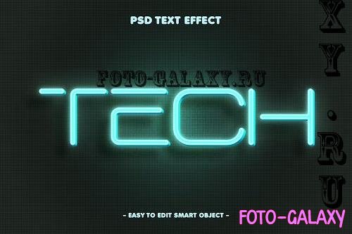 Tech Futuristic Neon Light Text Effect - 84FSVT6