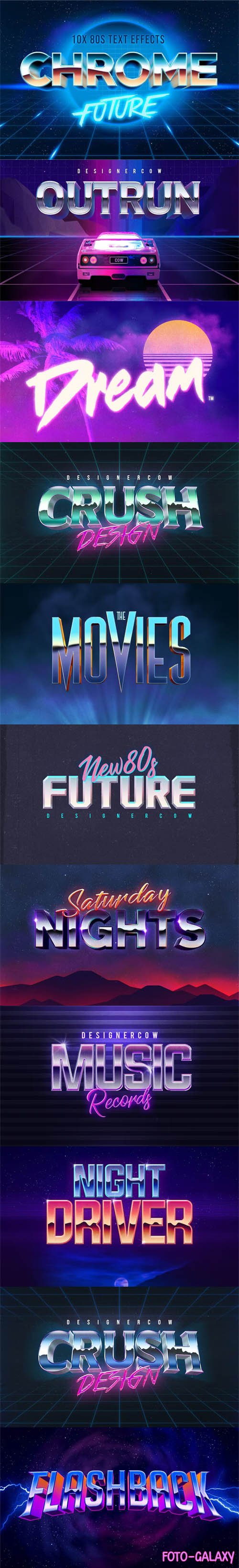 80s Text Effect V3