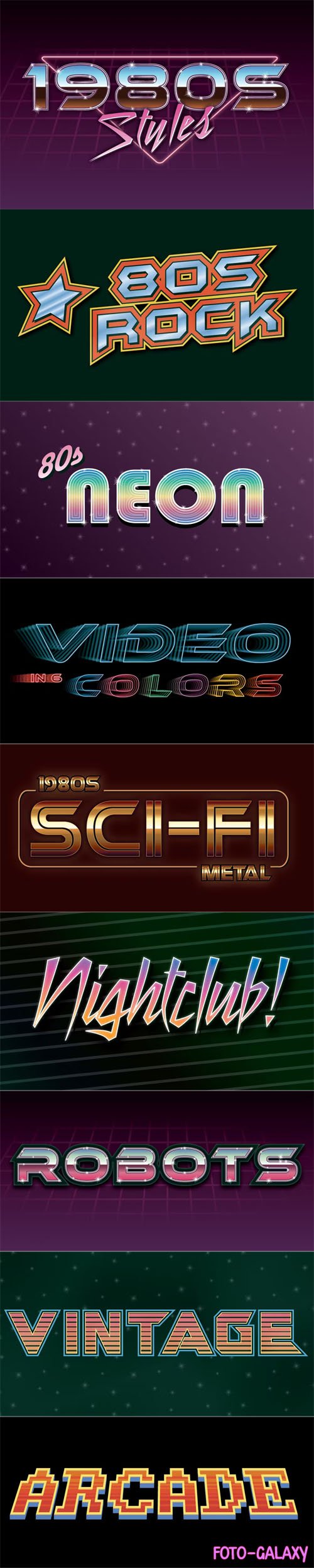 1980s Graphic Styles
