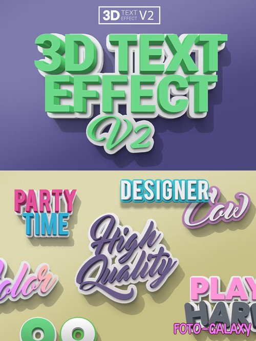3D Text Effects V2