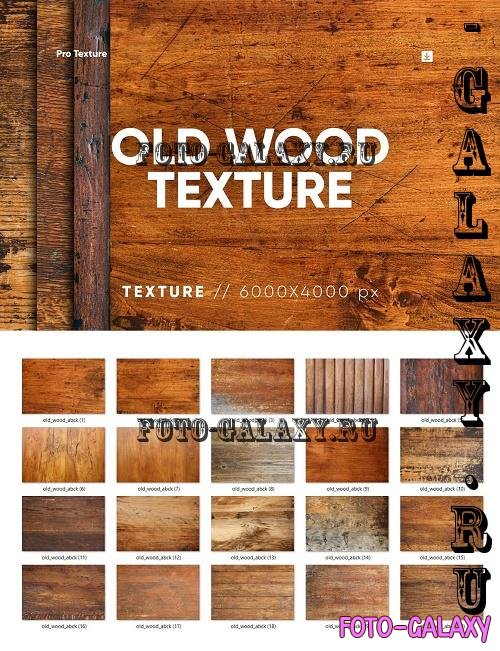 20 Old Wood Texture HQ - 42327818