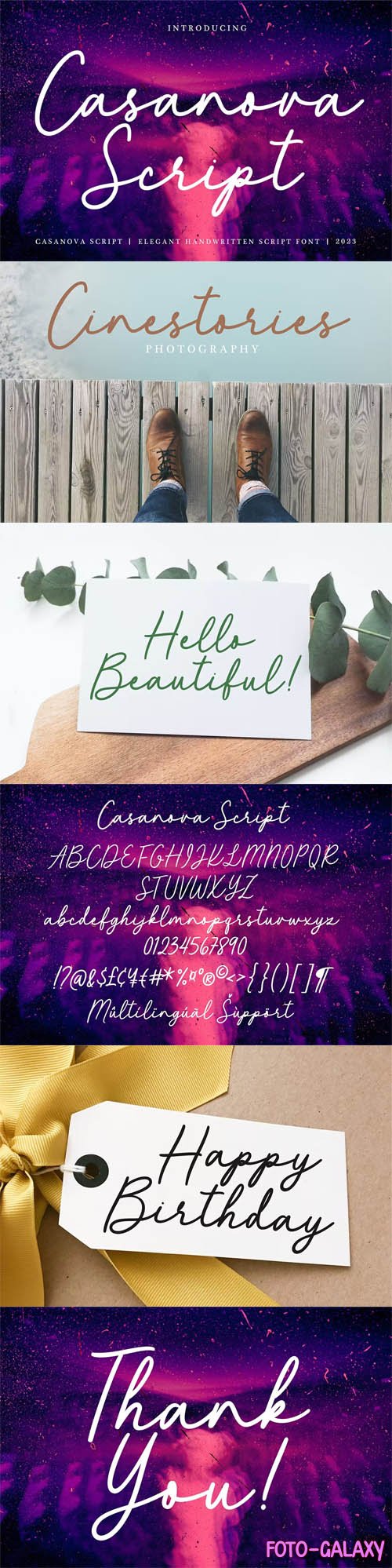 Casanova Script Handwritten Font