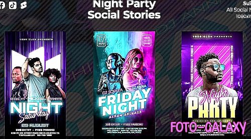 Night Party Social Stories 1778837 - Project for After Effects