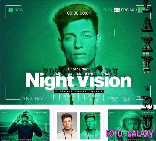 Night Vision Photo Effect - PSR3424