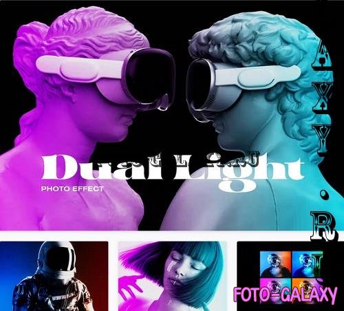 Dual Light Photo Effect - 91529935