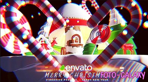 Videohive - 3d Cartoon Christmas Logo 48807965 - Project For Final Cut & Apple Motion