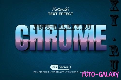 Chrome Text Effect Style - 91545436