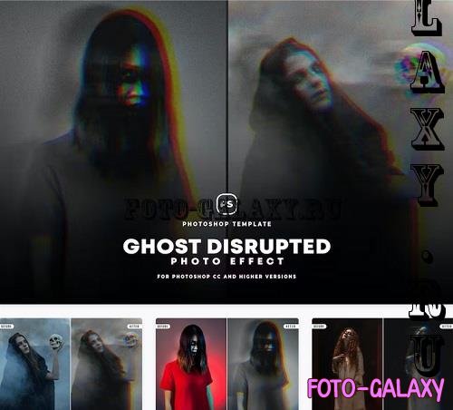 Ghost Disrupted Glitch Effect - G7LUT8N