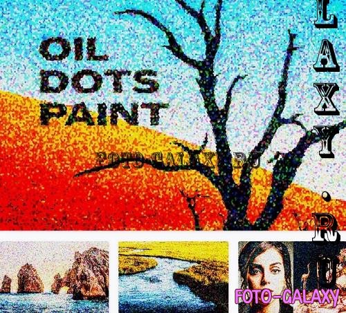 Oil Stipple Paint Photo Effect - 83519144