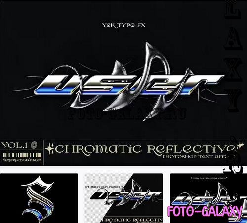 Y2K Glossy Chrome High Reflective Type FX - C56D5KY