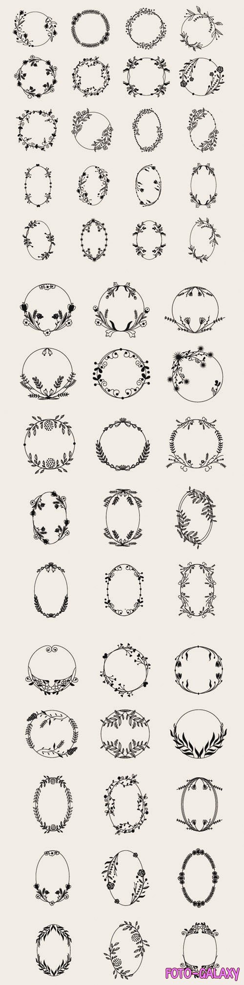 Botanical Doddle Vector Set