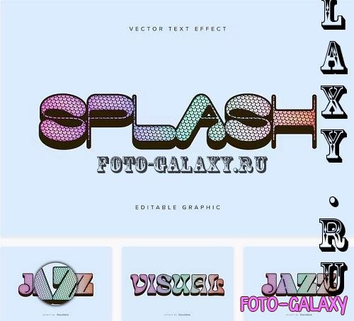 Colourful Bold Vector Text Effect Mockup - 9USJT7C