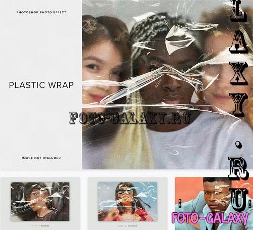 Plastic Wrap PSD Photo Effect - QCFS34G