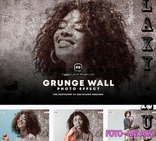 Grunge Wall Photo Effect - RBSYU66