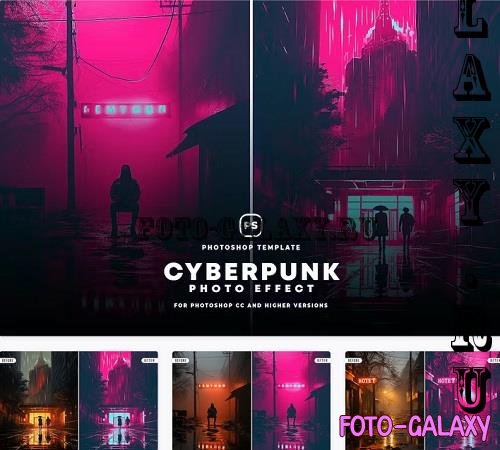 Cyberpunk Photo Effect - 9VUN2QT