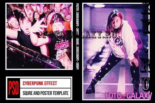 Square & Poster - Cyberpunk Effects - GST6LPX