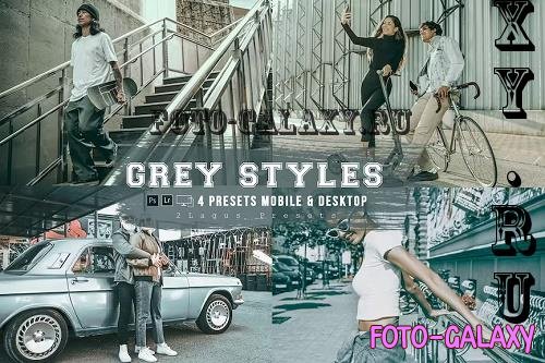 Grey Styles 4 Lightroom Presets Mobile & Desktop - 44PBZV2