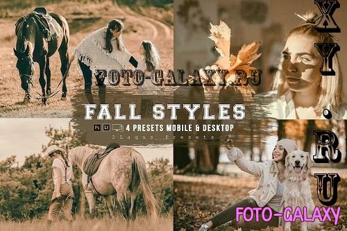 Fall Styles 4 Lightroom Presets Mobile & Desktop - C4D5H55