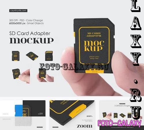 SD Card Adapter Mockup Set - 91543323
