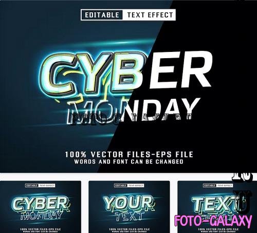 Cyber Monday Editable Text Effectv - 87RHW2Q