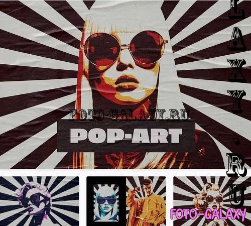 lassic Pop-Art Photo Effect - 91577408