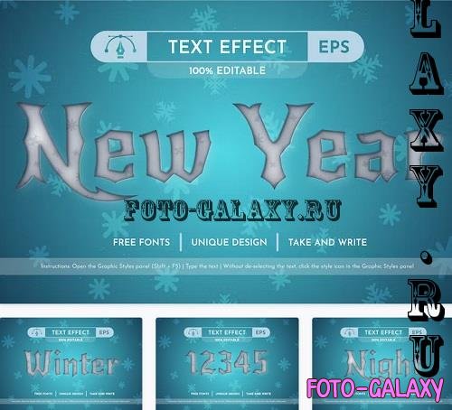 New Year - Editable Text Effect - 91567223