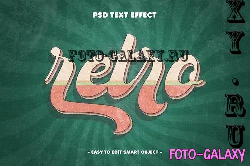 Retro Layer Style PSD Text Effect - M2ULMPJ