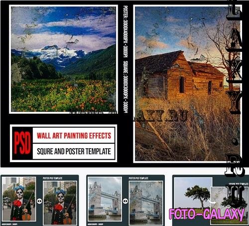 Square & Poster - Wall Art Painting Effects - SA39KWF