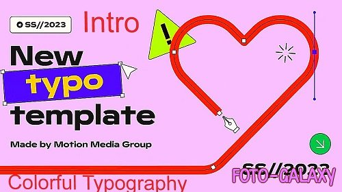 Colorful Typography Intro 1843041 - Premiere Pro Templates