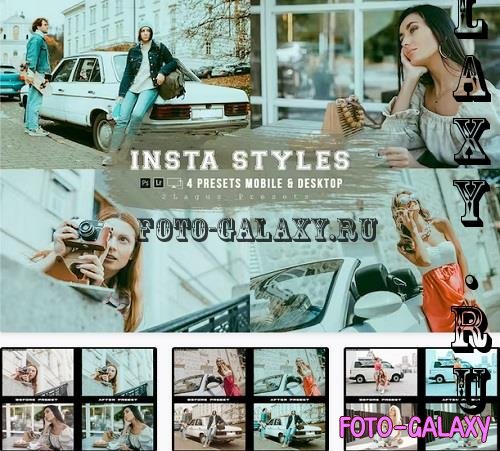 Insta Styles 4 Lightroom Presets Mobile & Desktop - G2MZCPG