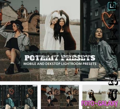 Potrait Presets Lightroom Presets Dekstop Mobile - VZE4DLB