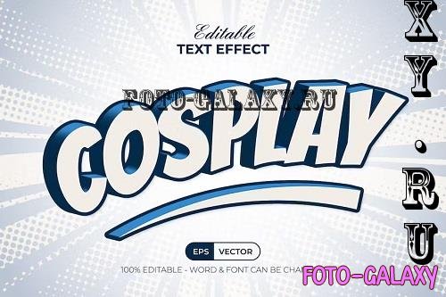 Cosplay Text Effect Comic Style - 91608819