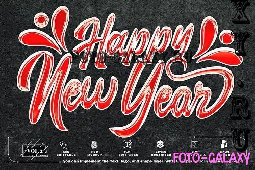 Happy New Year 2024 Text Effect And Logo PSD - FHL8SA3