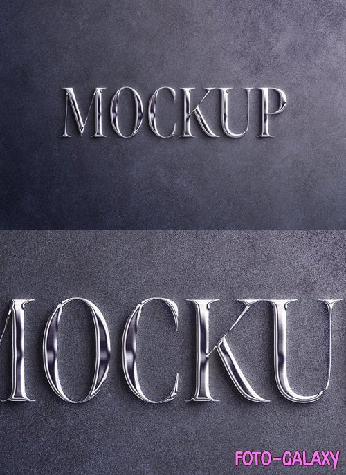 Quick Silver Logo Mockup / Text Effect for Photoshop