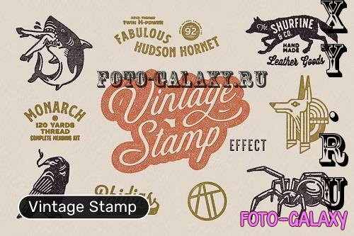 Vintage Stamp Effect - U4FGH8U