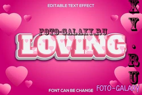 Loving Text Effect - 4DX64QF