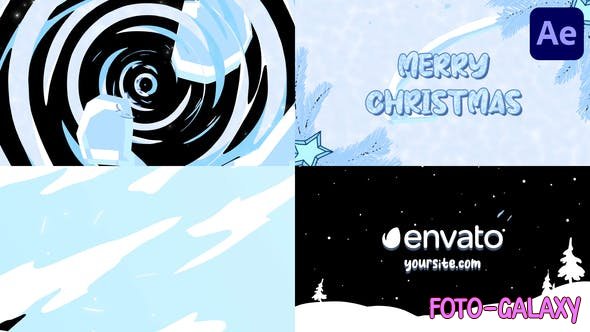 Videohive - Christmas Night Logo Reveal for After Effects 49201419 