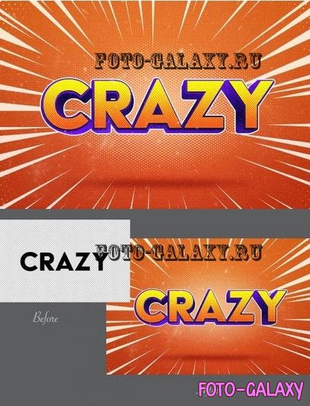 Crazy Editable Text Effect - V8Z6X89