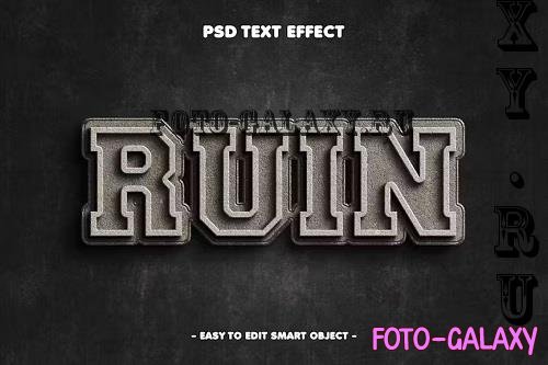 Ruin Grunge Texture Text Effect - DE5CB8F