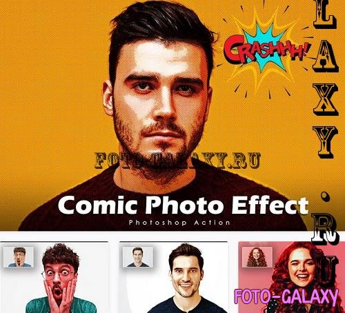 Comic Photo Effect - Photoshop Action - 669KMB4