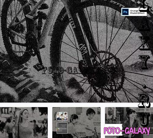Grunge Xerox Photo Effect - WYX2PDG