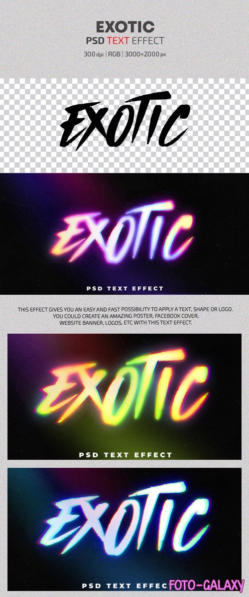 Exotic Text Effects for Photoshop