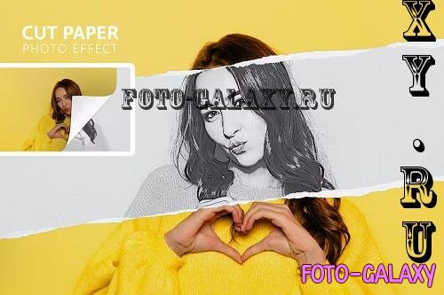 Cut Paper Photo Effect - EXZEBQB
