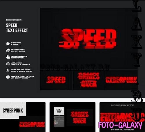 Speed Text Effect - P64ZN8B